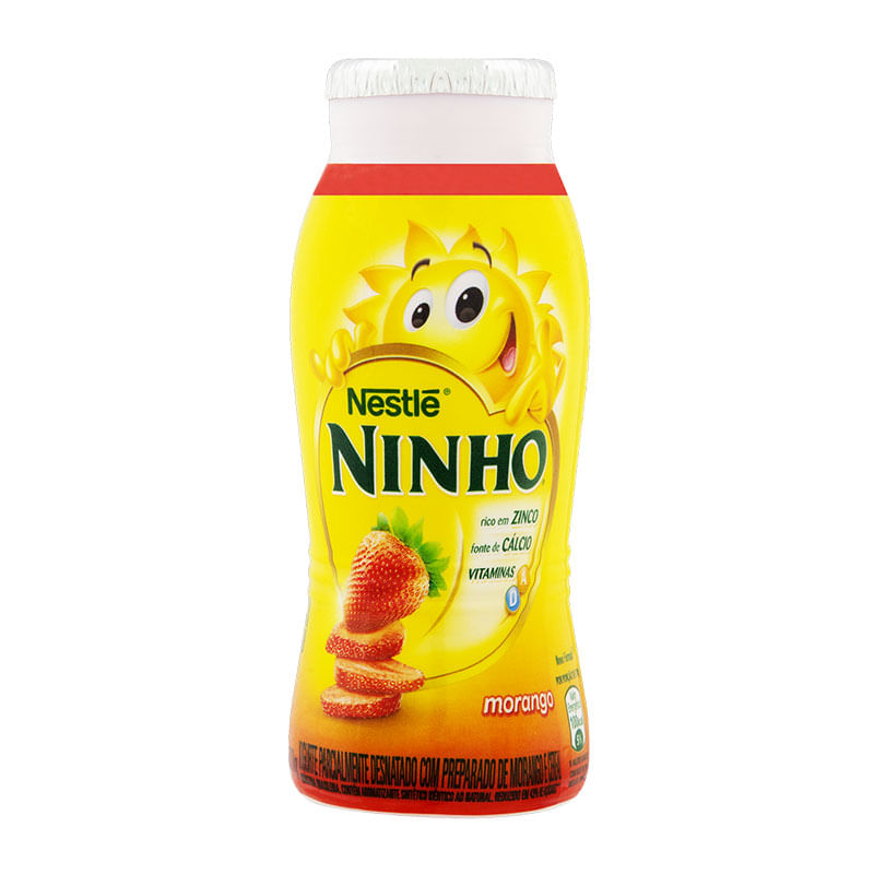 Iogurte Ninho Liquido Morango  Nestlé 170g
