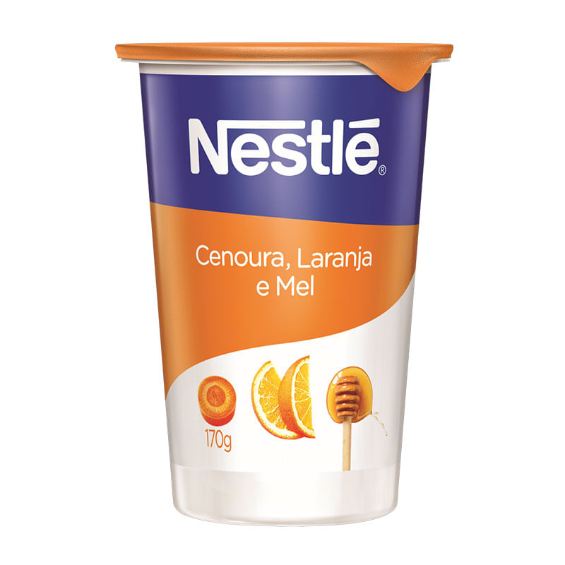 Iogurte Natural Cenouta e Laranja Nestlé 170g