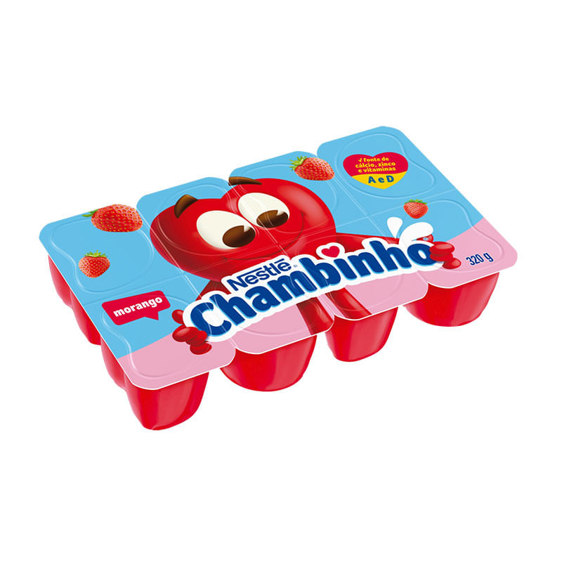 Chambinho Petit Suisse Morango Nestlé 320g