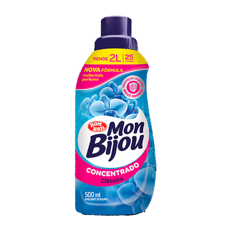 Amaciante Concentrado Mon Bijou Classico 500ml