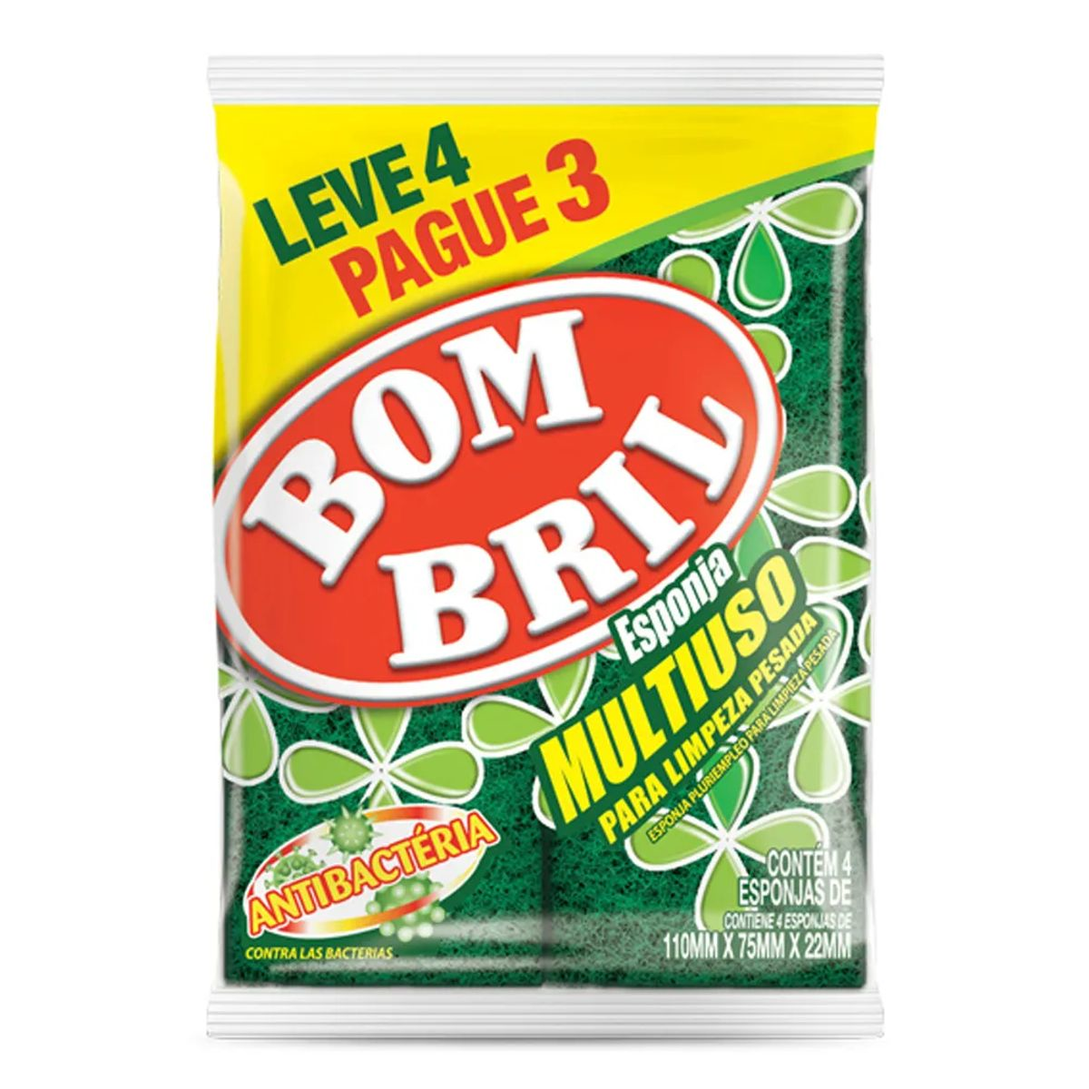 Esponja Bombril Multiuso Leve 4 pague 3