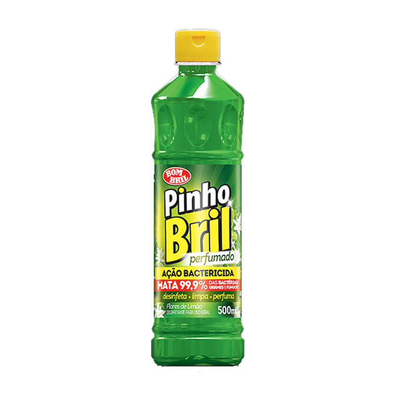 Desinfetante Bombril Pinho Brilho Flores de Limão 500ml
