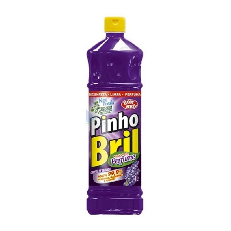 Desinfetante Pinho Brilho Campos de Lavanda 1l