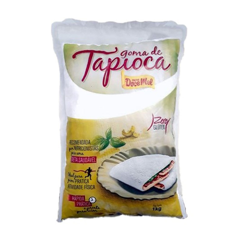 Goma Tapioca Doce Mel 1kg.