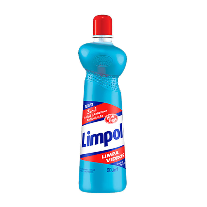 Limpa Vidro Limpol 3em1 Squeeze 500ml