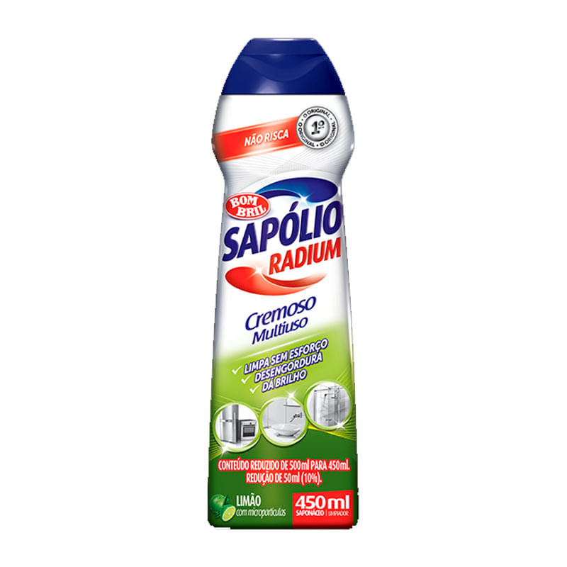 Sapolio Radium Cremoso Limão 450ml