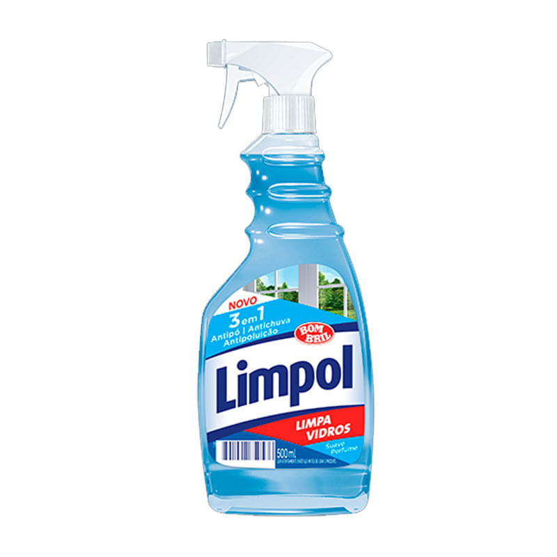 Limpa Vidro Limpol 3em1 Gatilho 500ml