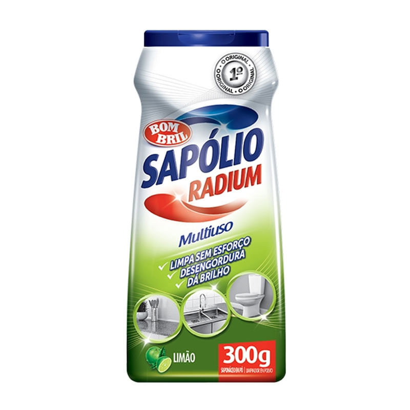 Sapolio Radium Pó Limão 300g
