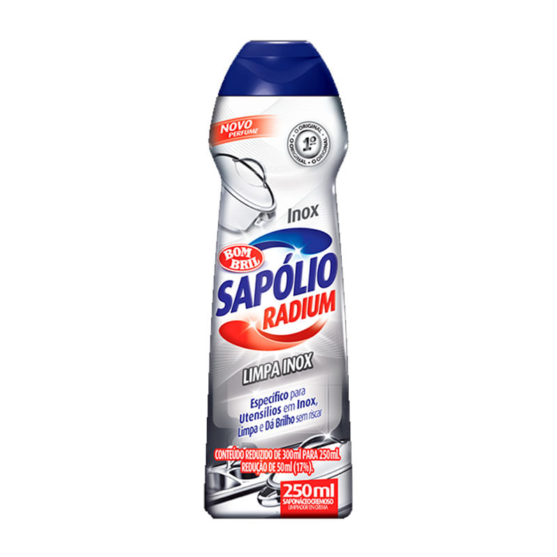 Sapolio Radium Limpa Inox 250ml