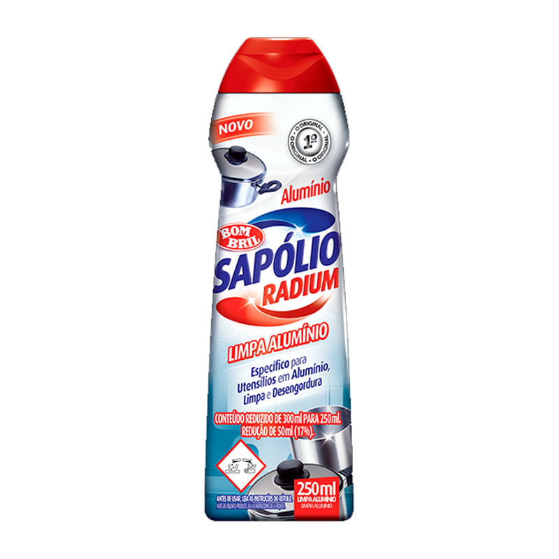 Sapolio Radium Limpa Aluminio 250ml