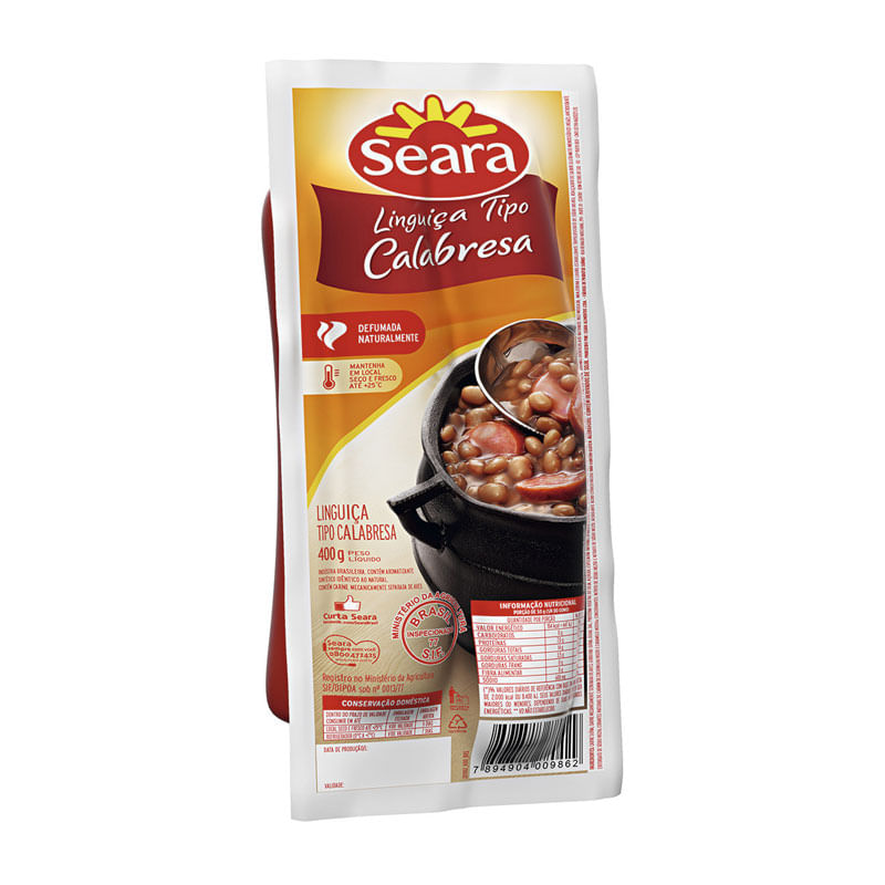 Linguiça Calabresa Seara 400g