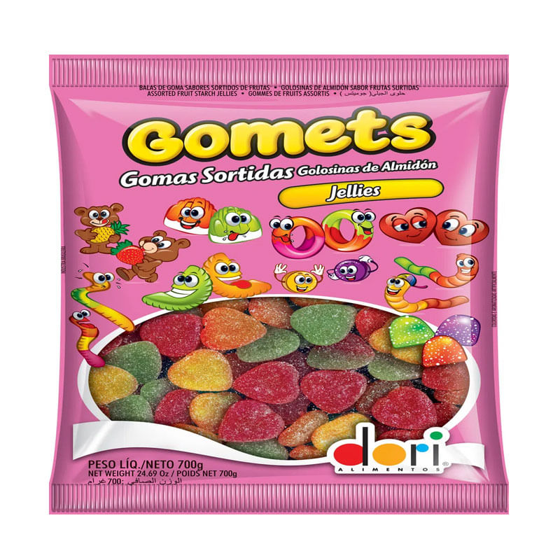 Goma Gomets Dori Coração 700g