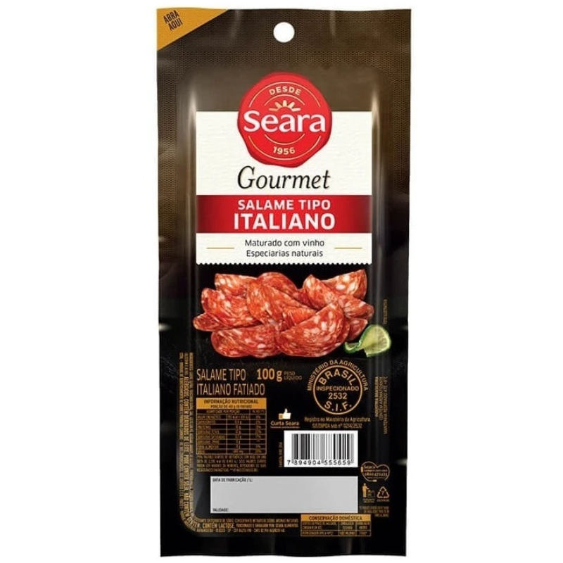 Salame Italiano Grande Gourmet Seara 680g