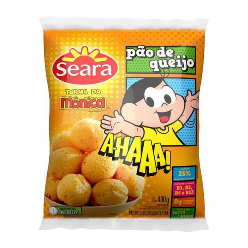 Pão de Queijo Turma da Mônica Seara 400g