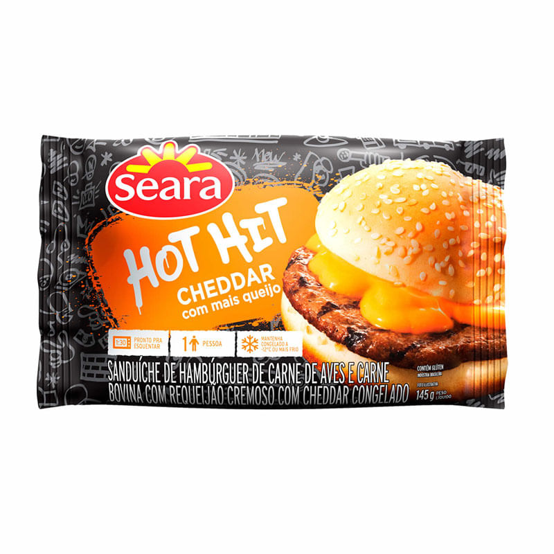 Hot Hit Seara Cheddar 145g