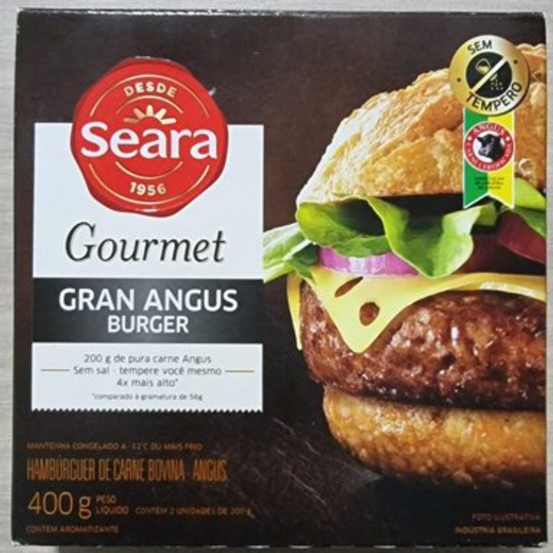 Hambúrguer Angus Seara Gourmet 400g