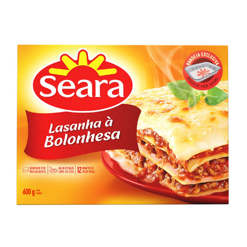 Lasanha Seara Bolonhesa 600g