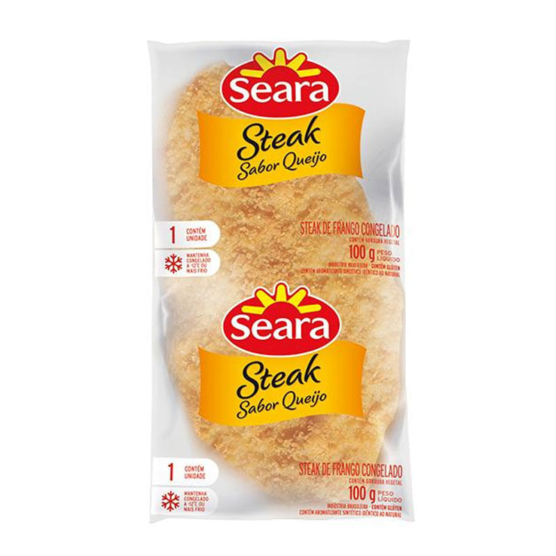 Steak Seara Sabor Queijo 100g