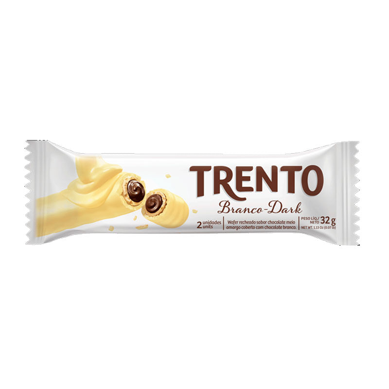 Wafer Trento Peccin Chocolate Branco 32g