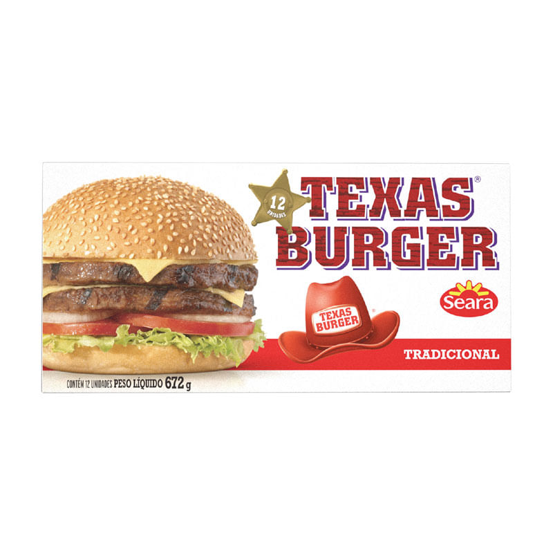 Hambúrguer Texas Burguer 672g