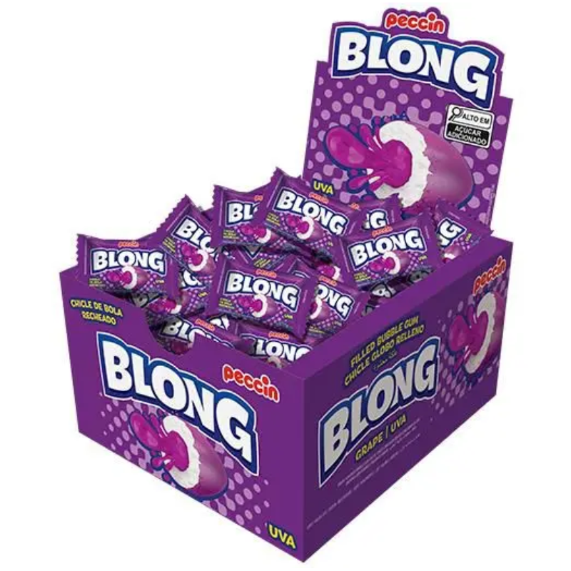 Chiclete Blong Peccin Uva 200g