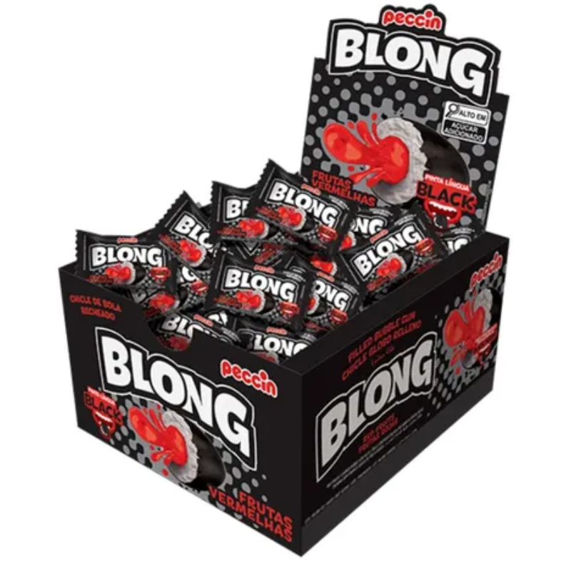 Chiclete Blong Peccin Black 200g