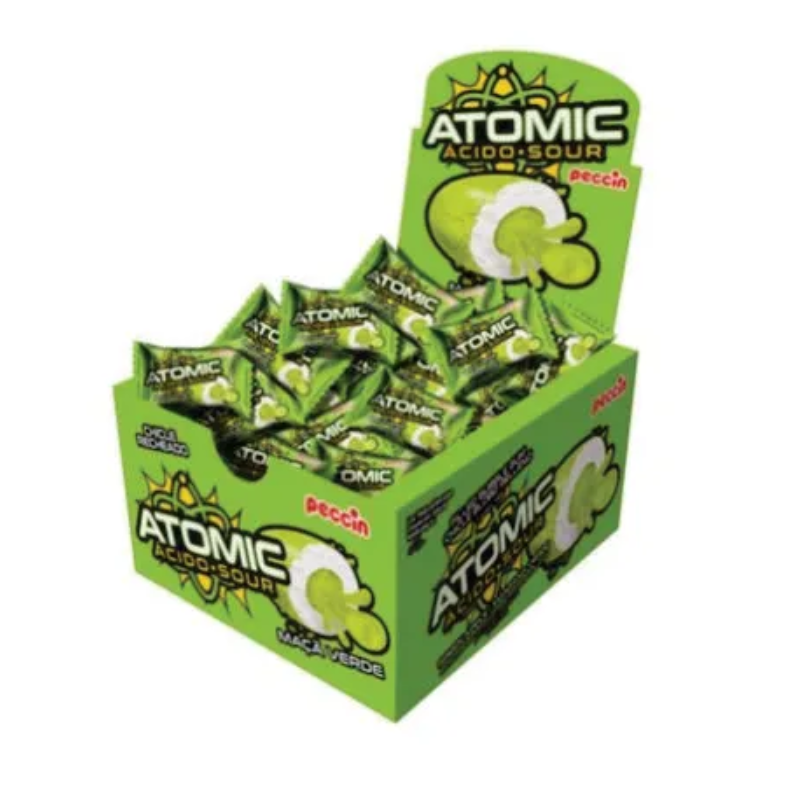 Chiclete Atomic Peccin Maçã Verde 140g