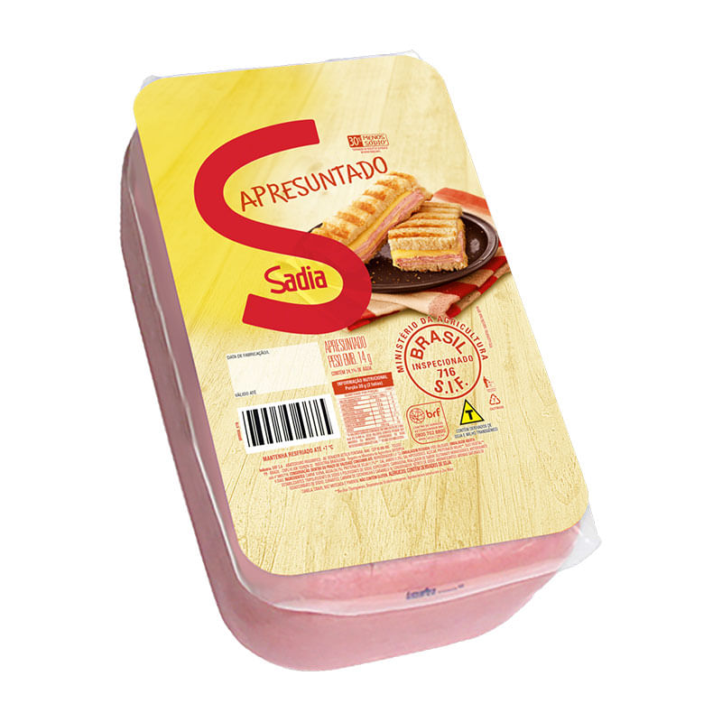 Apresuntado Retangular Sadia kg