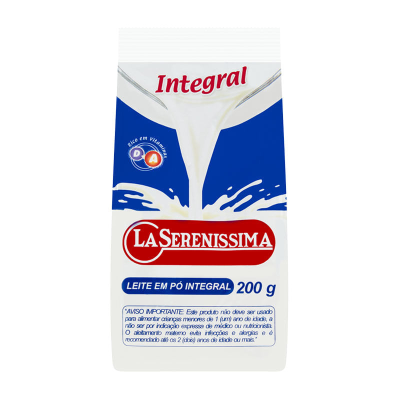 Leite em Pó La Serenissima Integral 200g 