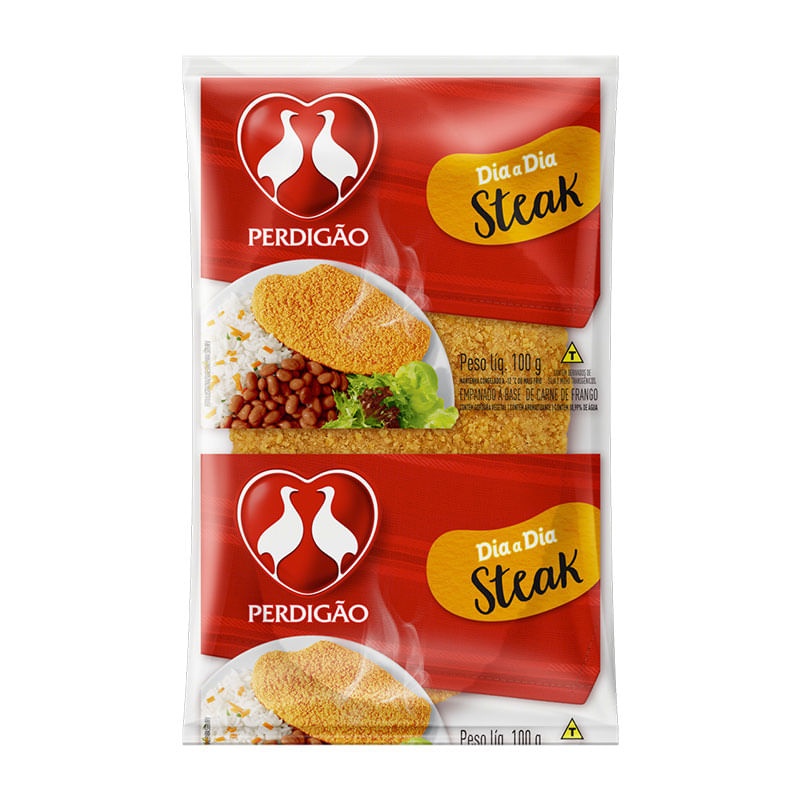 Steak Empanado de Frango Perdigão 100g