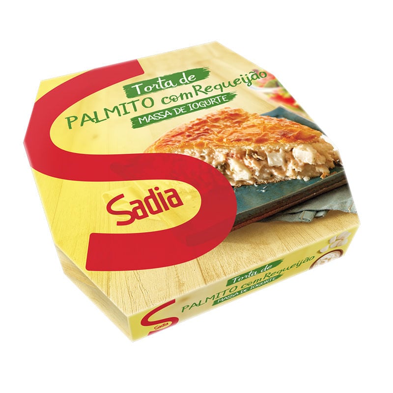 Torta de Iogurte de Palmito e Requeijão 500g