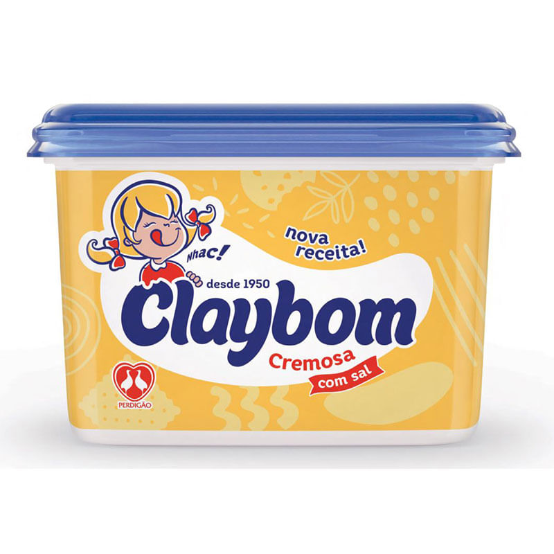 Margarina Claybom Pote 500g