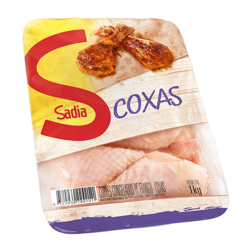 Coxa De Frango Congelada Sadia Bandeja 1kg