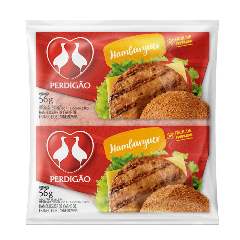 Hambúrguer Carne Bovina Perdigão 56g