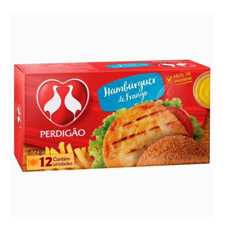 Hambúrguer Frango Envelopado Perdigão 672g