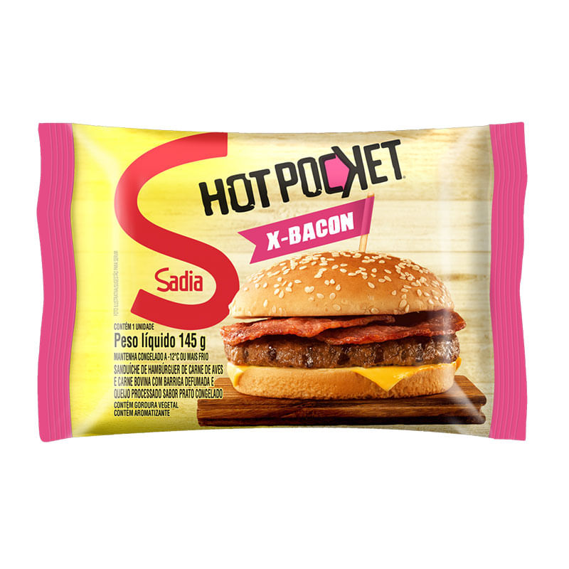Hot Pocket Sadia x Bacon 145g
