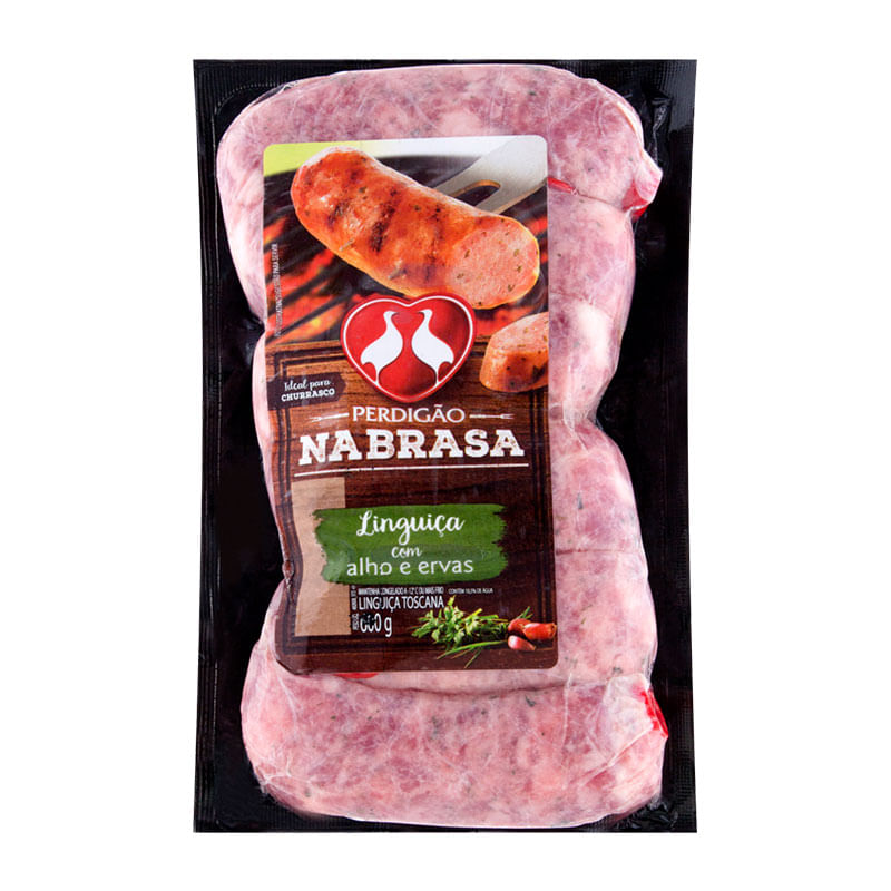 Linguiça Toscana Alho e Ervas Perdigão 600g