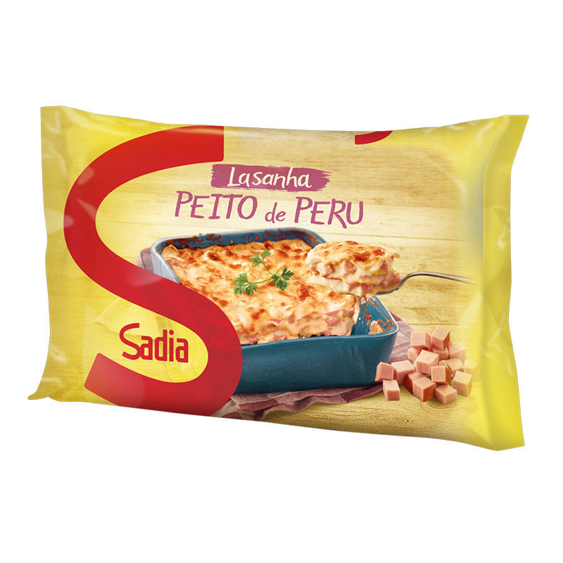 Lasanha Peito de Peru Defumado Sadia 600g 