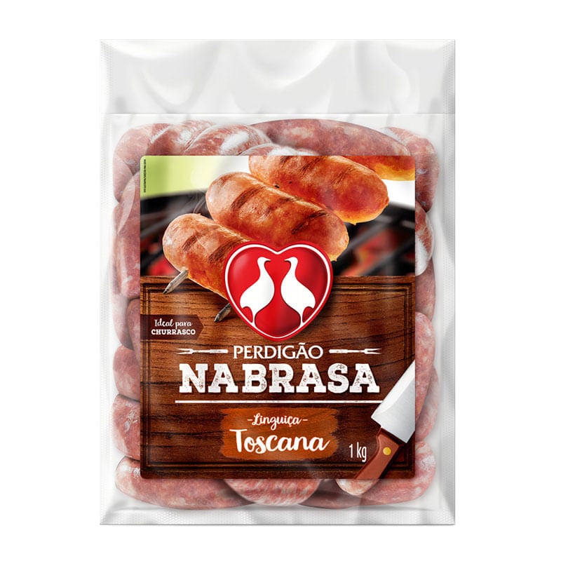 Linguiça Toscana Na Brasa 1kg