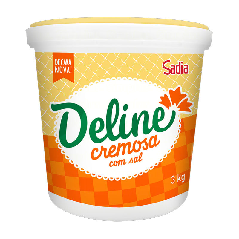 Margarina Deline com Sal 60% de Lipídios 3kg