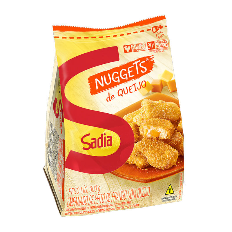 Nuggets Frango Com Queijo sadia 300g