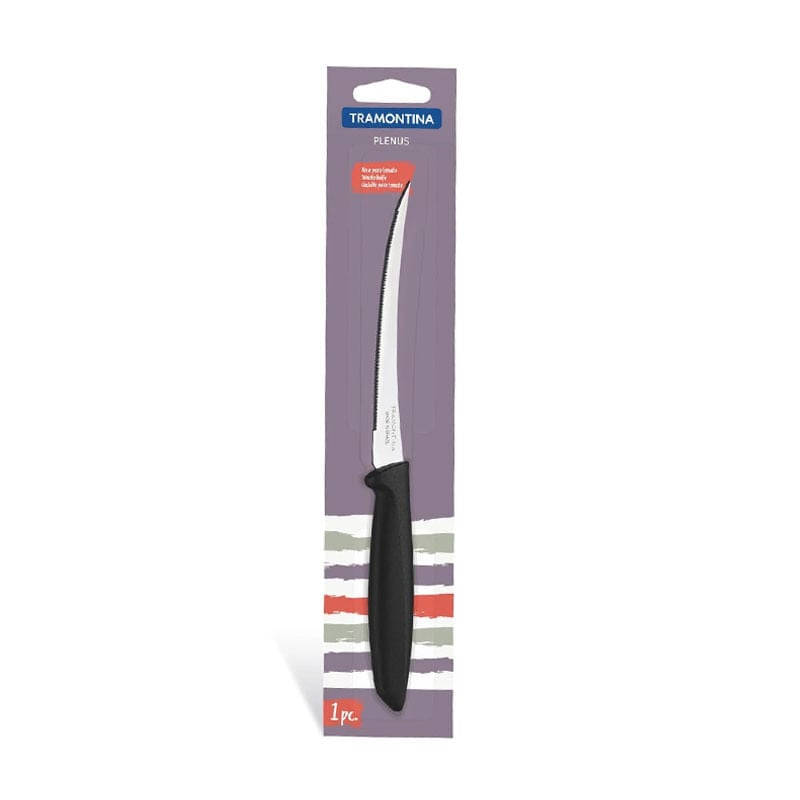 Faca Tramontina Tomate Inox 5 Polywood Plenus Preta