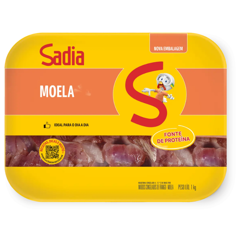 Moela Frango Bandeja Sadia 1kg