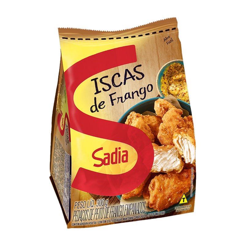 Iscas de Empanado de Frango Tradicional Sadia 300g