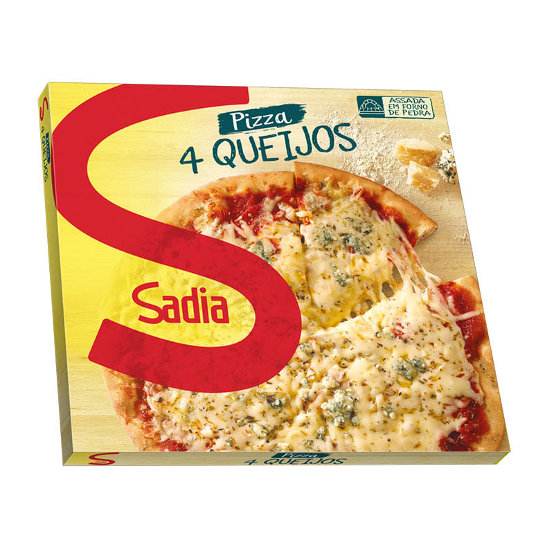 Pizza 4 Queijos sadia 460g