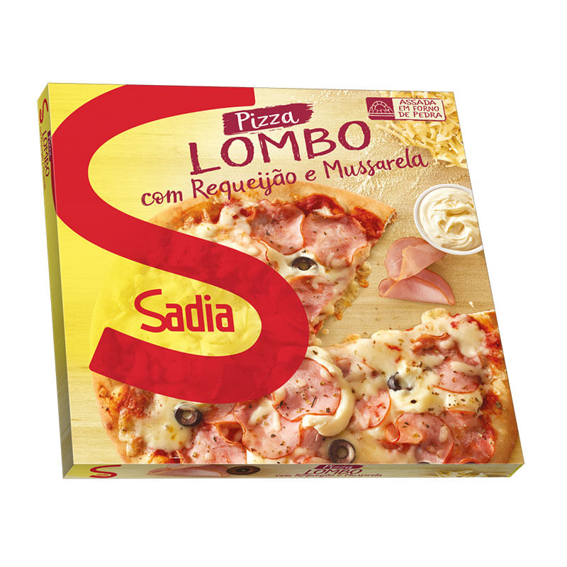 Pizza Lombo Defumado Requeijão e Mussarela Sadia 460g