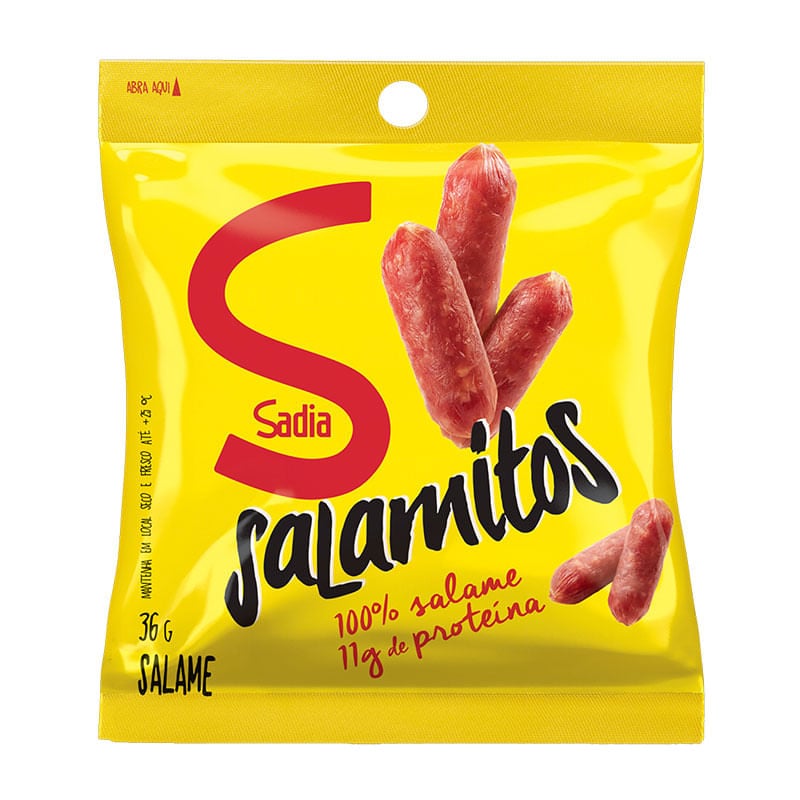 Salame Snack Seco Sadia 36g