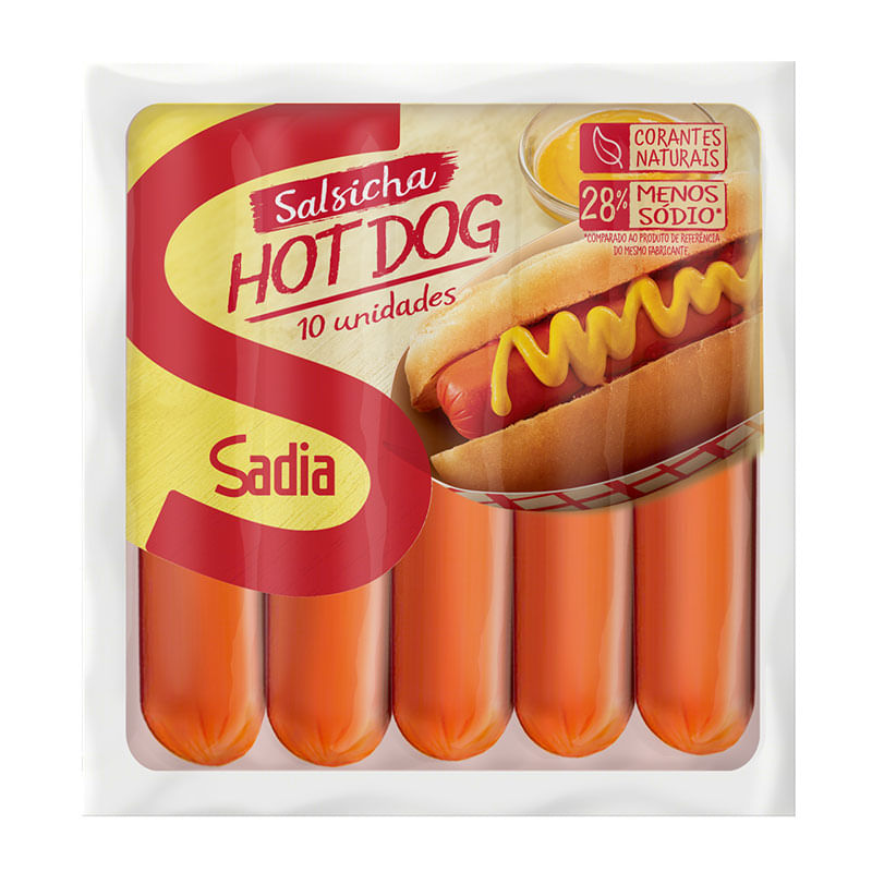 Salsicha Hot Dog Resfriada Sadia 500g