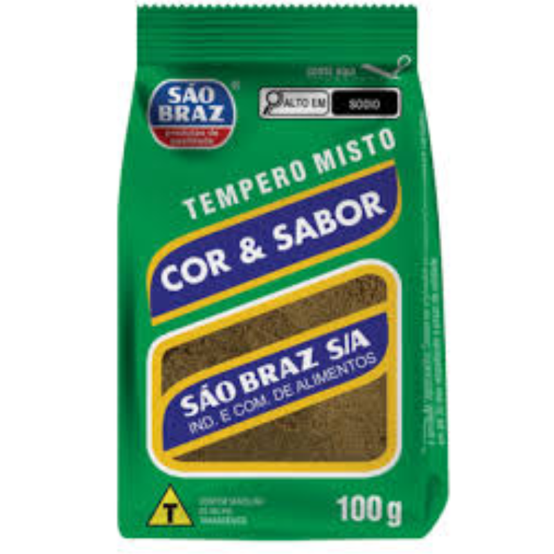 Tempero Misto Cor e Sabor São Braz 100g