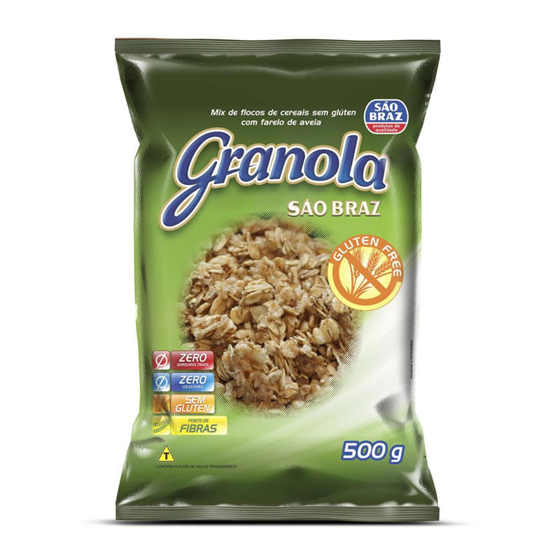 Granola São Braz Sem Glútem 500g